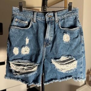 Forever 21 Blue Denim Shorts Size Medium